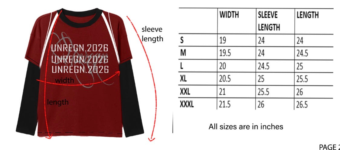 UNREGN ARCHIVE LONGSLEEVE TEE