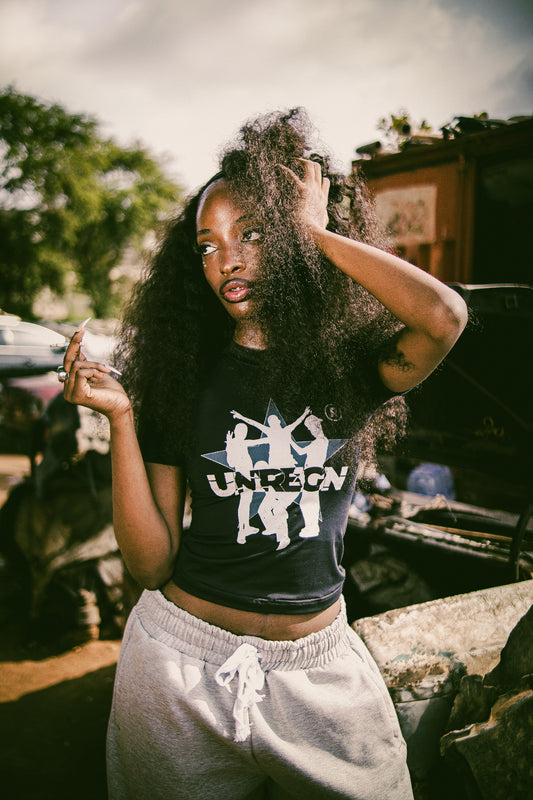 UNREGN  BABY TEE BLACK